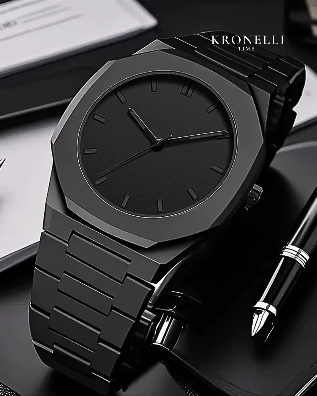 Black Aura Watch - Premium Limited Edition Timepiece